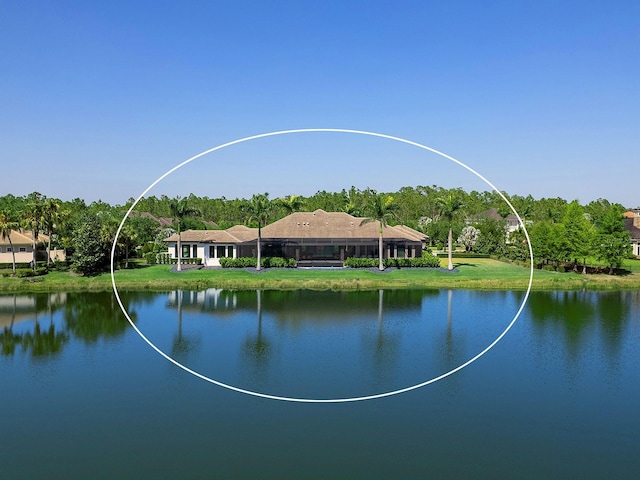 property view of water