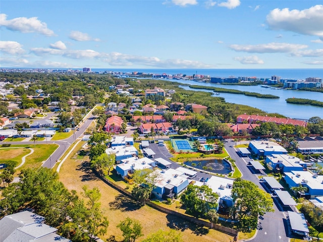 14519 Catalina Cir, Seminole, FL 33776 - drone / aerial view with a water view