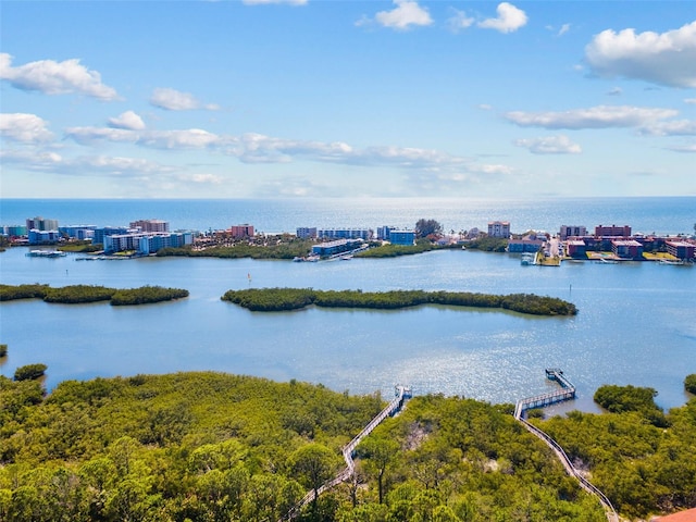 14519 Catalina Cir, Seminole, FL 33776 - view of water feature with a city view