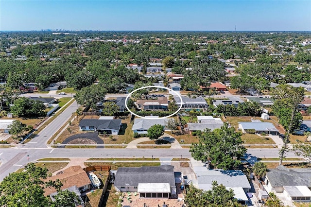 birds eye view of property featuring a residential view