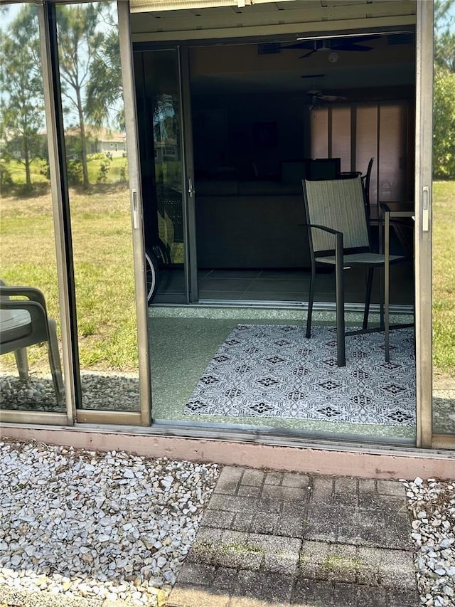exterior space featuring a yard