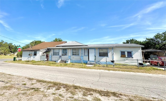 223 Alabama Ave, Arcadia, FL 34266 - view of front of property with entry steps and metal roof