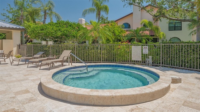 4691 Las Brisas Ln, Sarasota, FL 34238 - view of swimming pool with a patio area and fence