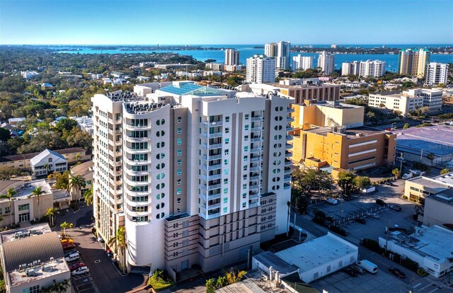1771 Ringling Blvd Unit 1104, Sarasota, FL 34236 - bird's eye view with a view of city and a water view