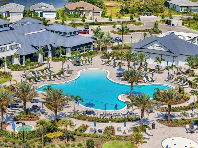 view of community pool