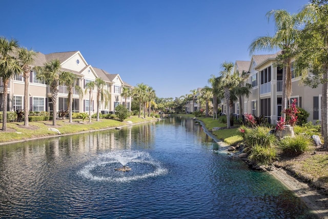 8045 Tybee Ct Unit 8045, University Park, FL 34201 - view of water feature featuring a residential view
