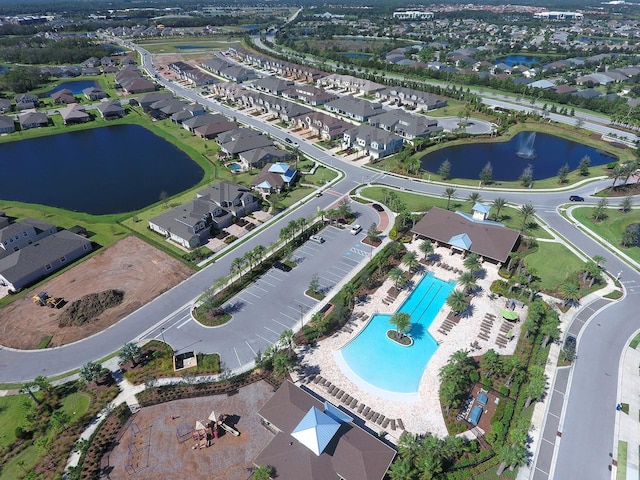 11847 Meadowgate Pl, Lakewood Ranch, FL 34211 - birds eye view of property featuring a water view