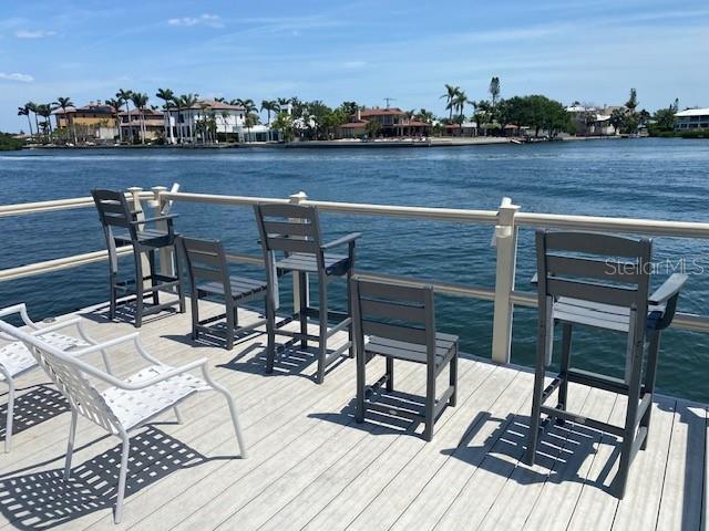 6157 E Midnight Pass Rd Unit B51, Sarasota, FL 34242 - dock with a water view