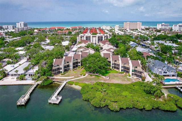 6157 E Midnight Pass Rd Unit B51, Sarasota, FL 34242 - aerial view of a large body of water