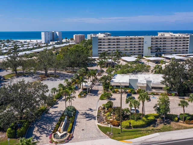 5780 Midnight Pass Rd Unit 410, Sarasota, FL 34242 - bird's eye view with a water view