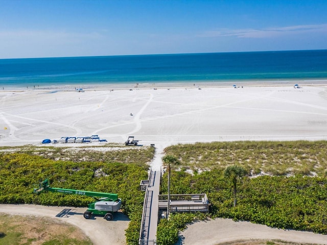 5780 Midnight Pass Rd Unit 410, Sarasota, FL 34242 - water view with a view of the beach