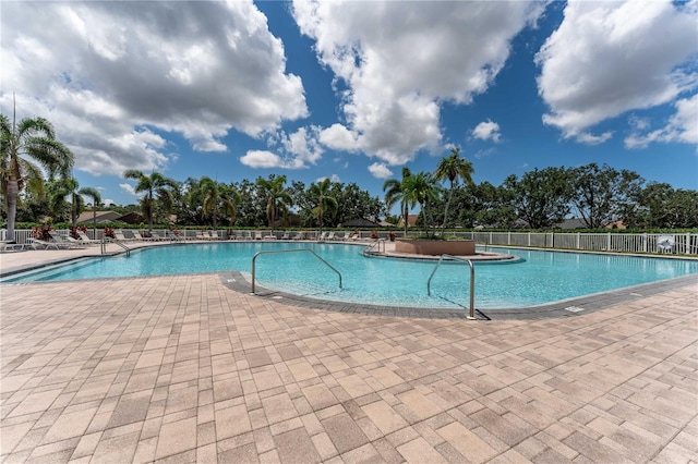 4610 Runabout Way, Bradenton, FL 34203 - community pool featuring a patio area and fence