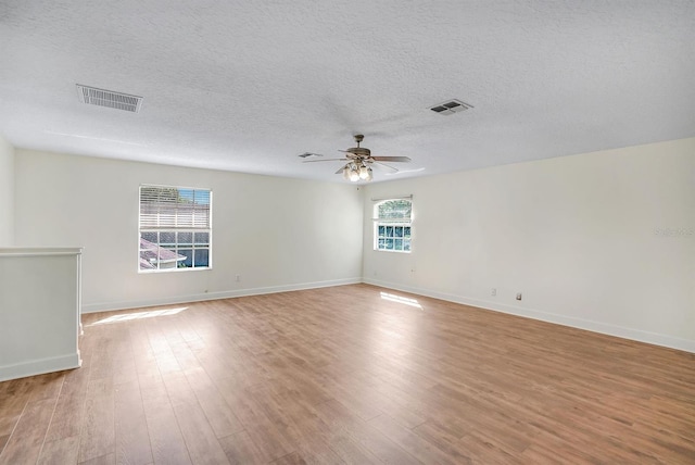 1125 English Garden Ln, Winter Garden, FL 34787 - empty room featuring baseboards, a ceiling fan, visible vents, and light wood-style floors