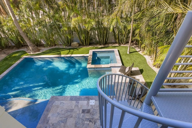 222 Willow Ave, Anna Maria, FL 34216 - view of pool featuring a patio and a pool with connected hot tub