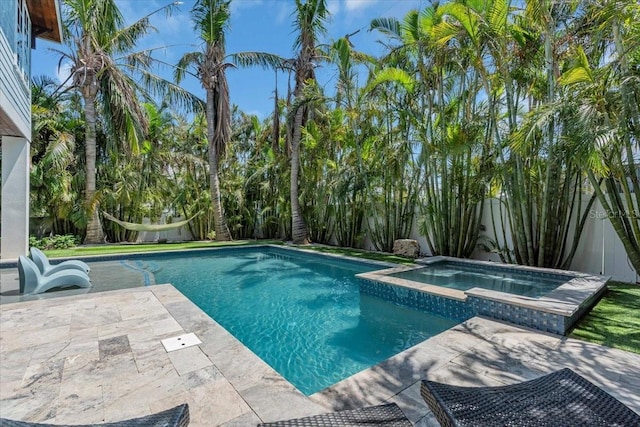 222 Willow Ave, Anna Maria, FL 34216 - view of pool featuring a patio area and a pool with connected hot tub