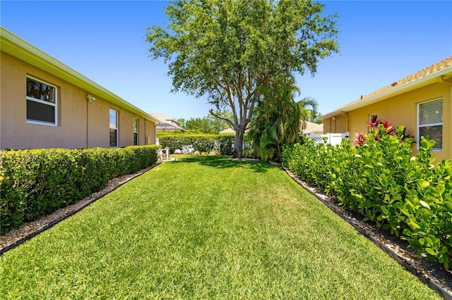 7804 Edmonston Cir, University Park, FL 34201 - view of yard featuring a fenced backyard