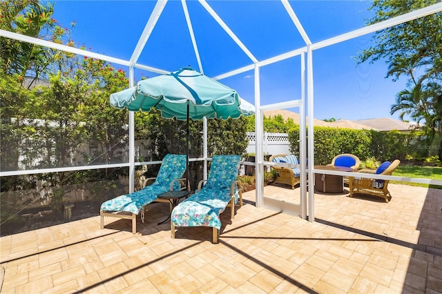 7804 Edmonston Cir, University Park, FL 34201 - view of unfurnished sunroom