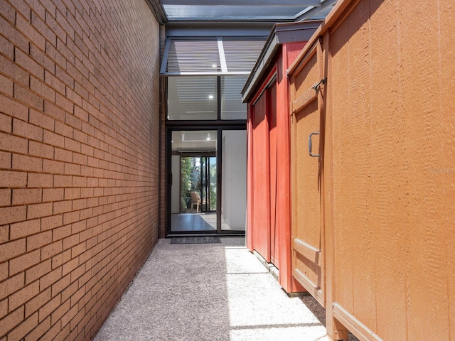 view of hall