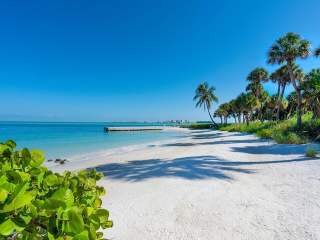 water view with local beach