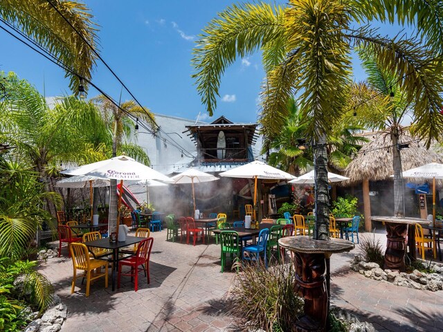view of patio with outdoor dining space