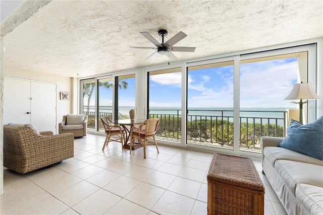6460 Mourning Dove Dr Unit 102, Bradenton, FL 34210 - sunroom / solarium with a water view