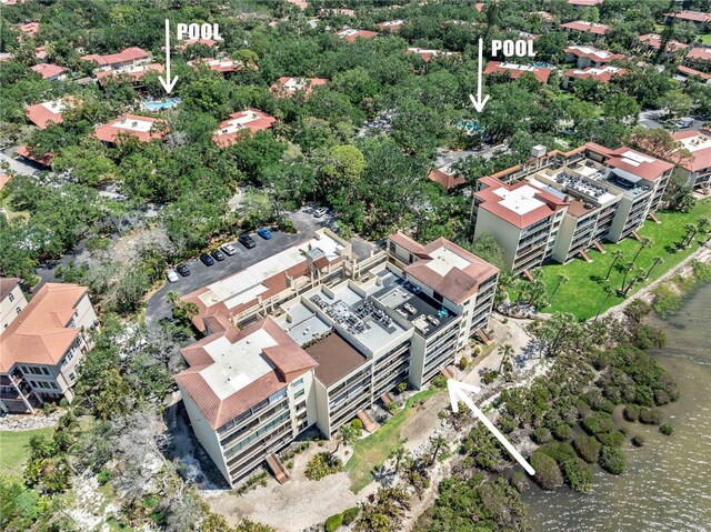 6460 Mourning Dove Dr Unit 102, Bradenton, FL 34210 - bird's eye view of a nearby body of water