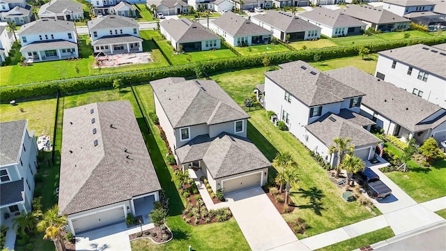 bird's eye view featuring a residential view