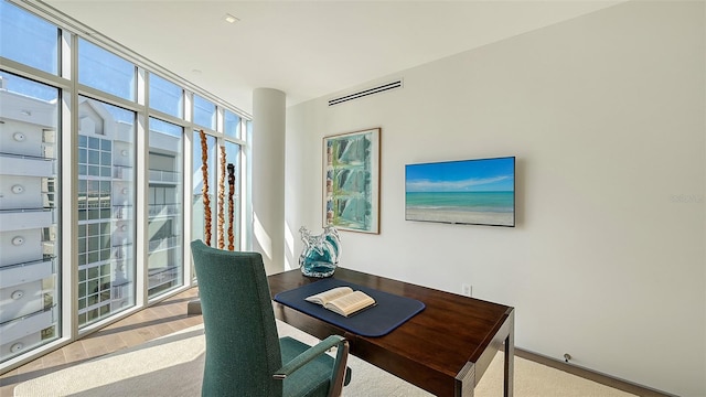 280 Golden Gate Pt Unit 600, Sarasota, FL 34236 - office featuring carpet flooring and visible vents