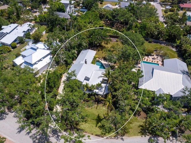 8871 Fishermens Bay Dr, Sarasota, FL 34231 - drone / aerial view featuring a residential view
