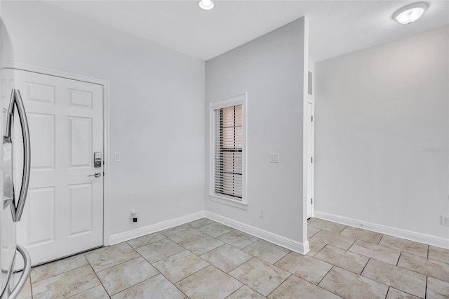 288 Crew Ct, Sarasota, FL 34243 - foyer entrance with recessed lighting and baseboards