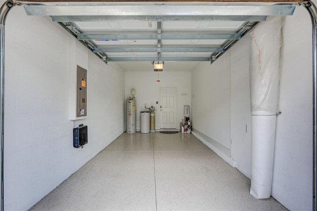 288 Crew Ct, Sarasota, FL 34243 - garage with water heater and electric panel
