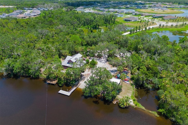 15518 29th St E, Parrish, FL 34219 - aerial overview of property's location with a nearby body of water