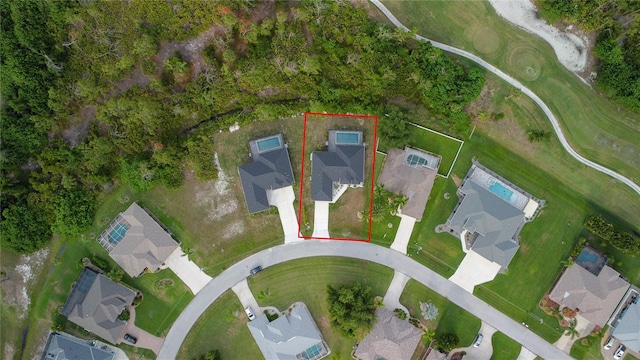 22 Medalist Cir, Rotonda West, FL 33947 - bird's eye view with a residential view