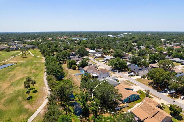 4219 Berkshire Dr, Sarasota, FL 34241 - birds eye view of property featuring golf course view, a residential view, and a water view