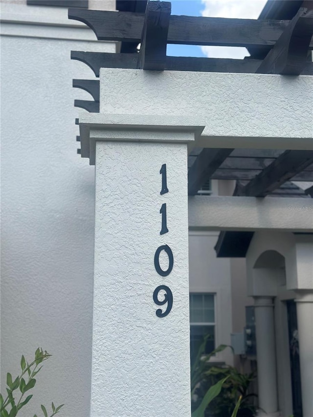 view of exterior details