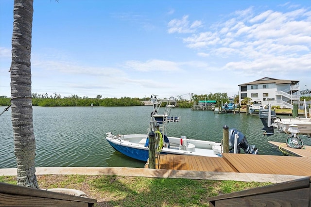 10432 Sandpiper Rd W, Bradenton, FL 34209 - dock area featuring a water view