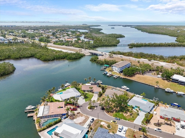 10432 Sandpiper Rd W, Bradenton, FL 34209 - aerial view with a water view