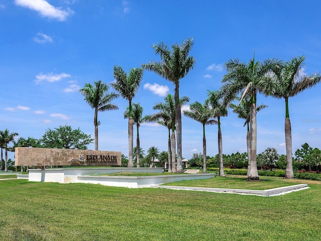 15037 Montello Way, Lakewood Ranch, FL 34211 - view of community with a lawn