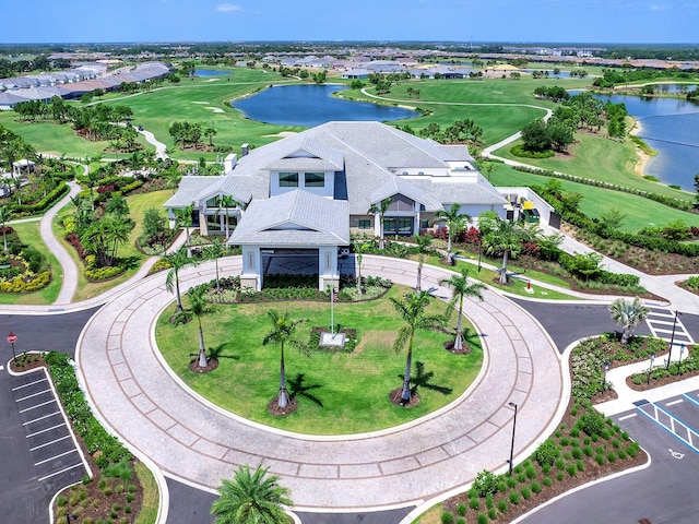 15037 Montello Way, Lakewood Ranch, FL 34211 - aerial view featuring golf course view and a water view