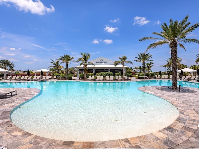 15037 Montello Way, Lakewood Ranch, FL 34211 - pool with a patio area