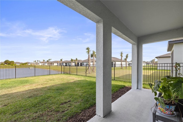 9725 Last Light Gln, Parrish, FL 34219 - view of yard with a residential view and a patio
