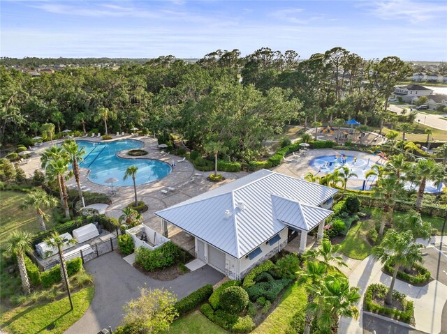 9725 Last Light Gln, Parrish, FL 34219 - bird's eye view of a pool