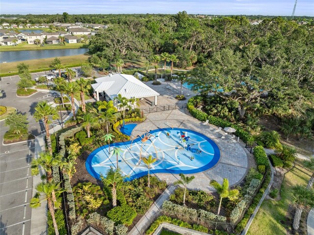 9725 Last Light Gln, Parrish, FL 34219 - aerial view of residential area with a large body of water