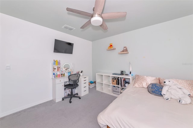 2969 Great Abaco Way, Bradenton, FL 34208 - carpeted bedroom featuring ceiling fan