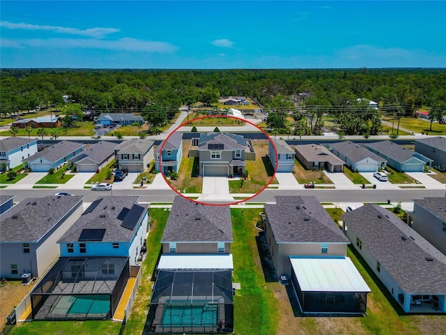 2969 Great Abaco Way, Bradenton, FL 34208 - aerial perspective of suburban area featuring a forest