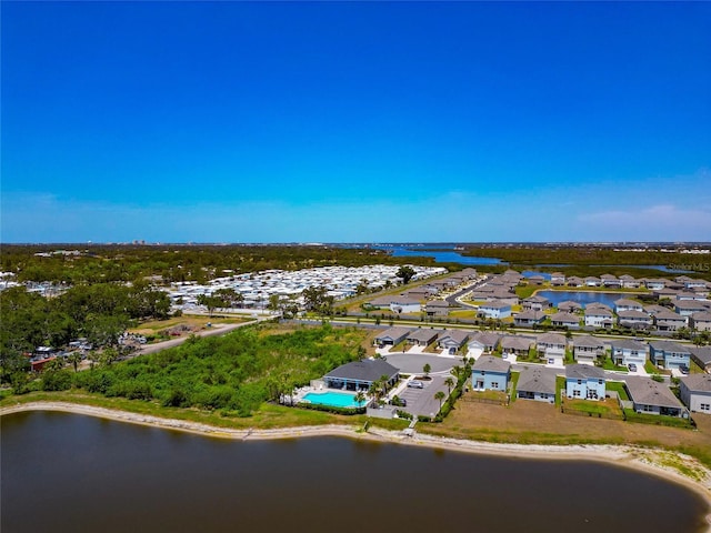 2969 Great Abaco Way, Bradenton, FL 34208 - aerial perspective of suburban area featuring a nearby body of water
