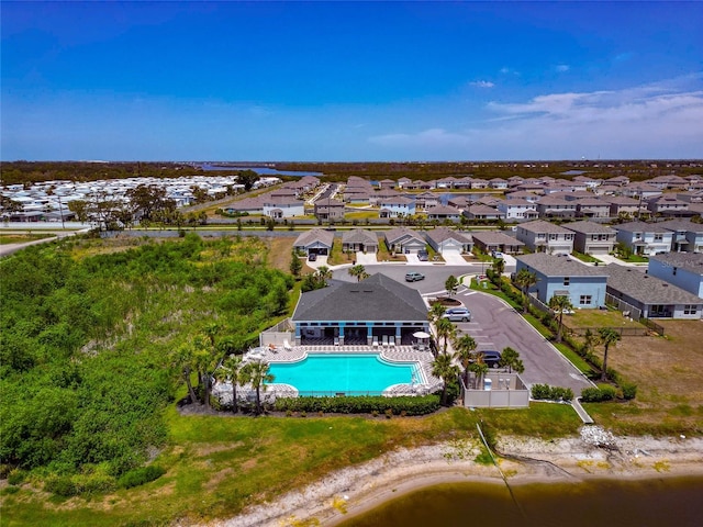 2969 Great Abaco Way, Bradenton, FL 34208 - aerial perspective of suburban area featuring a pool