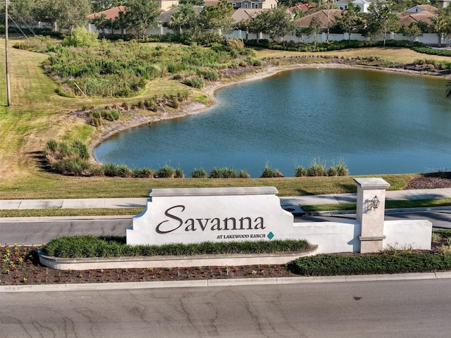 14309 Carolina Sky Pl, Lakewood Ranch, FL 34211 - birds eye view of property featuring a water view