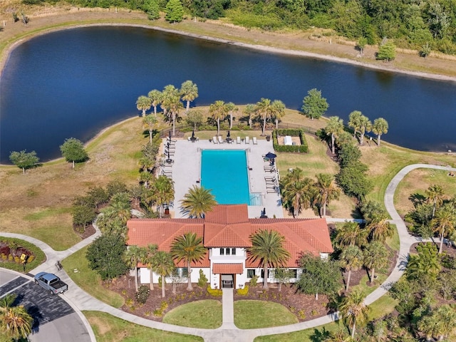 14309 Carolina Sky Pl, Lakewood Ranch, FL 34211 - aerial view featuring a water view
