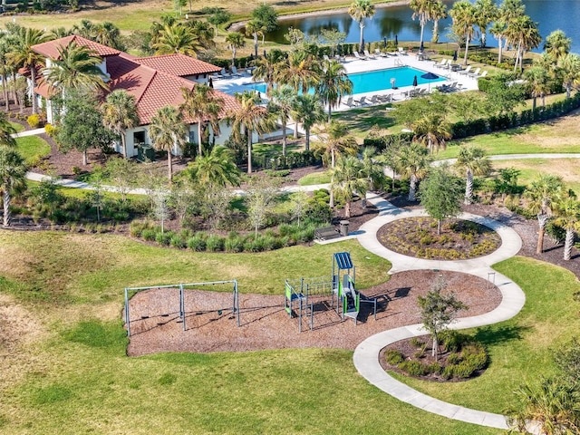 14309 Carolina Sky Pl, Lakewood Ranch, FL 34211 - aerial view with a water view